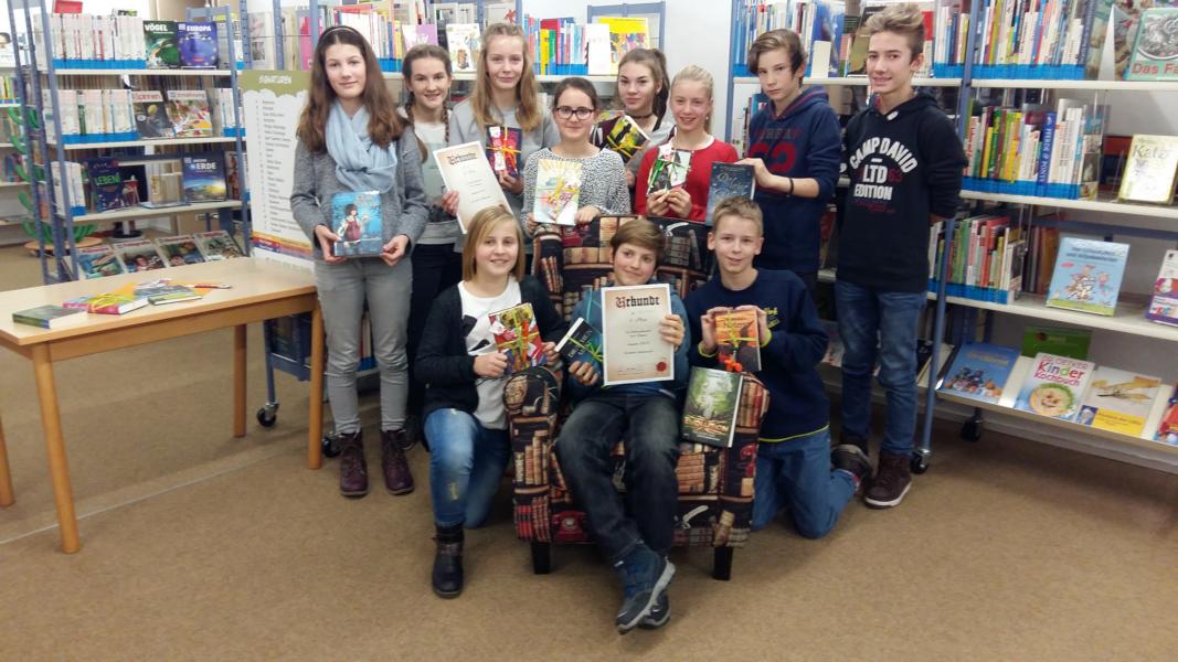 Sieger im Lesewettbewerb 2016